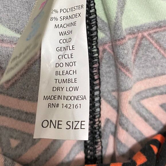 LuLa Roe Womens Leggins One Size (0-12/14) New Without Tags - Picture 4 of 4